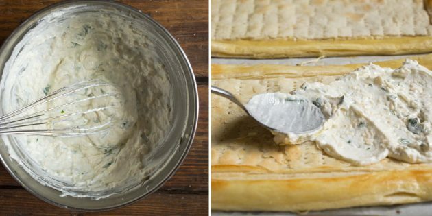 Feta torte: pagatavojiet siera krēmu un pārklājiet mīklu