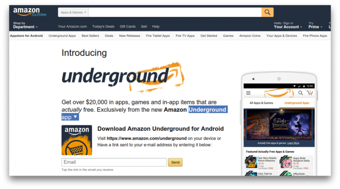 Amazon Pazemes app - progr Android brīvu