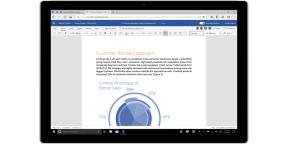 Microsoft Office ir testēšanas vienkāršotu interfeisu
