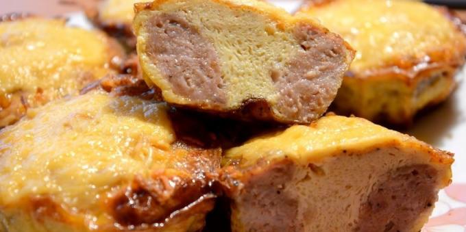 Ko gatavot malto gaļu: Gaļas cupcakes pildījumu