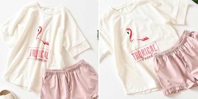 Pidžama ar flamingo