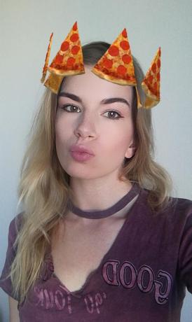 15 neparastas maskas stāsti Instagram: Pizza