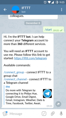 Update Telegramma: integrācija ar IFTTT iestrādātā tērzēšana un uzlabota foto redaktors