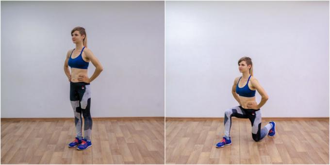 reverse lunges