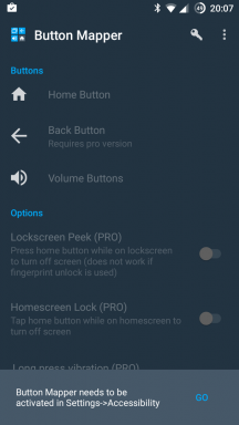 Button Mapper - jauna piešķirot funkciju aparatūras pogas Android