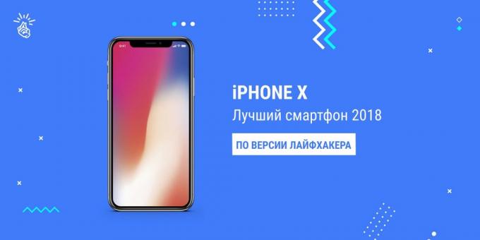 Labākais smartphones 2018: iPhone X