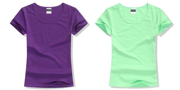 Pamatvielas sieviešu t-krekli no Eiropas Veikalos: Basic T-krekls ar O-veida mutē