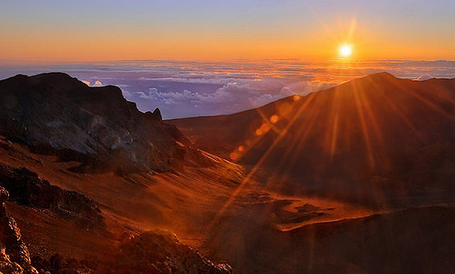 Sunset Mount Haleakala