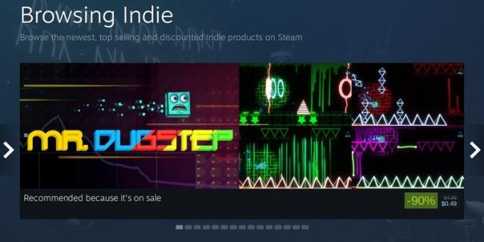 Sekojiet indie-spēles var būt Steam