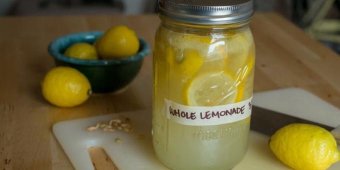 Ko gatavot ar citronu: Limonāde ar citronu