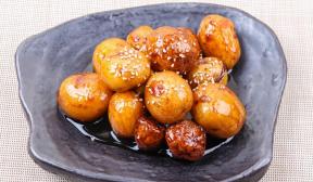 Korejas medus kartupeļi