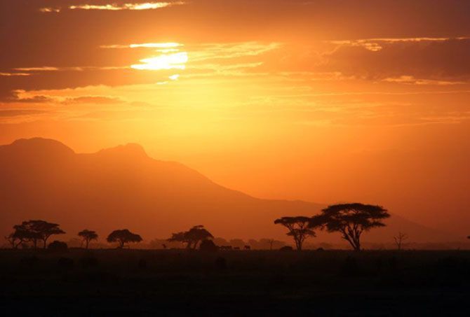 Sunset Tanzānijā