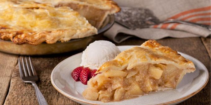 Receptes ar āboliem: Classic ābolu pīrāgs
