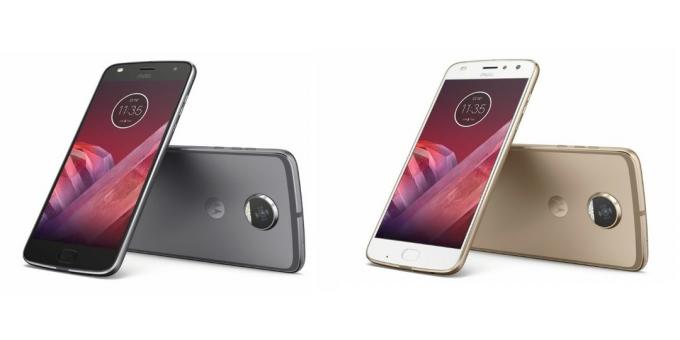 Moto Z2 Play: krāsas