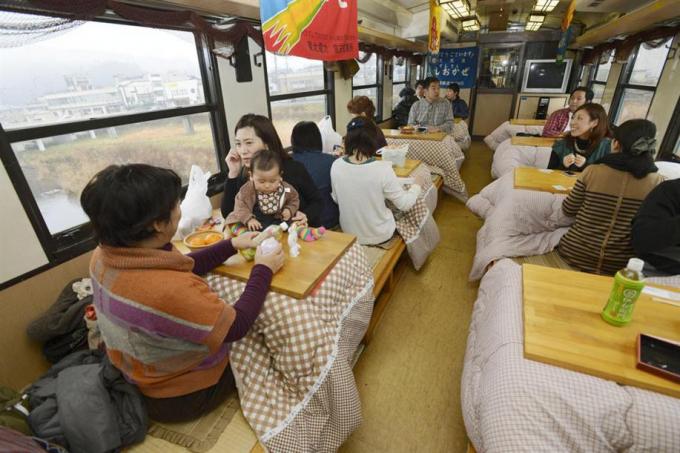 Vilciens ar kotatsu