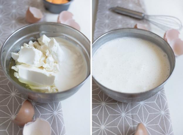 Olbaltumvielu deserts: mix sieru un jogurtu