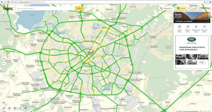 In Minsk, nav sastrēgumi!