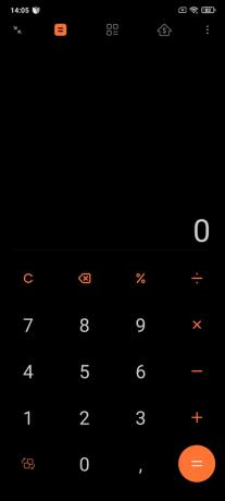 MIUI 12: kalkulators