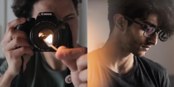 profesionālā fotogrāfija: ietekme uz apgaismotu filmas