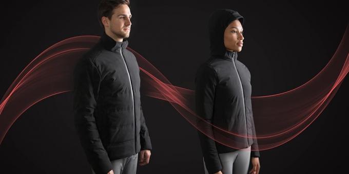 Intelligent apģērbs ministrija piegādes kompānija piedāvā jakas Mercury Inteliģenta Apsildāma Jacket
