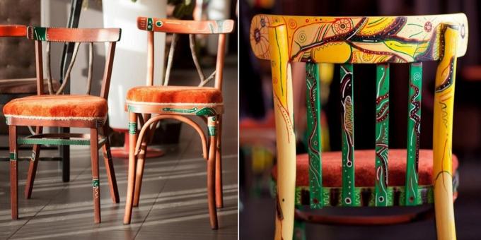 Restaurācija mēbeles ar Avito: Atjaunots krēsli