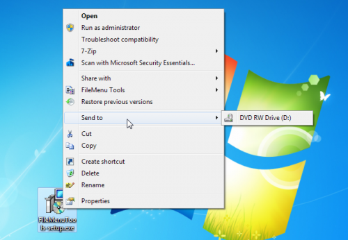 Kā nomainīt Windows konteksta izvēlne ar FileMenu Tools