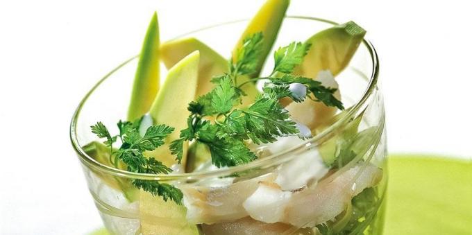 Zivju salāti ar avokado