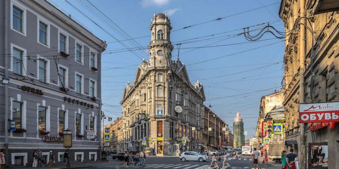 Neparastas vietas Sanktpēterburgā: Five Corners
