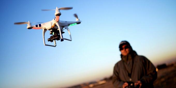 Nākotnes profesija: izmēģinājuma quadrocopter