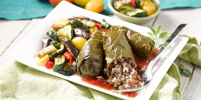 Dolma ar jēra un aitas astes taukos