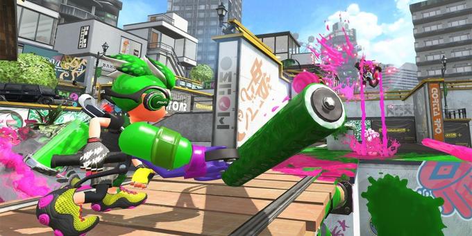 Spēles par Nintendo Switch: Splatoon 2