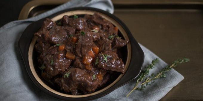 Paleo nedēļas ēdienkarte: Burgundijas liellopa gaļa