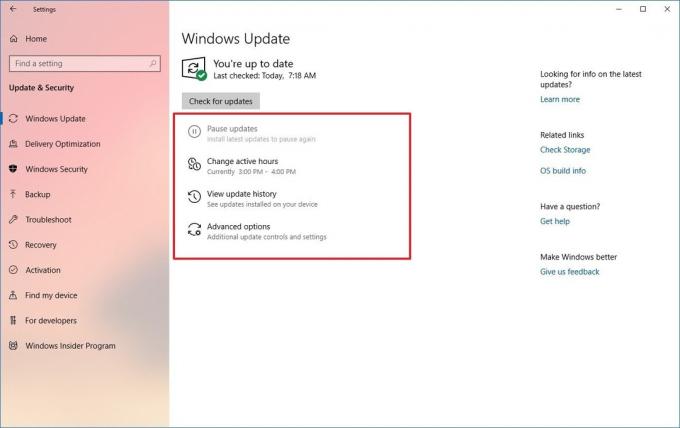 Pavasara update versiju Windows 10: noteikt sistēmas atjauninājumus