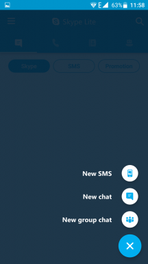 Skype Lite - universāla programma dialogu par Android