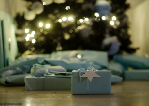 Rotā Ziemassvētku eglītes: dāvanas