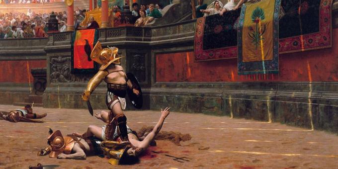 Senie mīti: gladiatori vienmēr cīnījās līdz nāvei