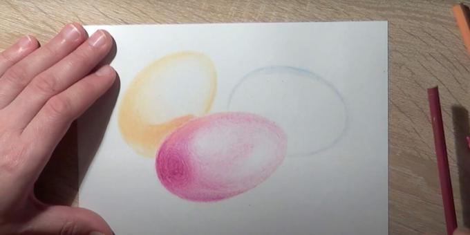 Lieldienu zīmējumi: krāsojiet virs centra olas