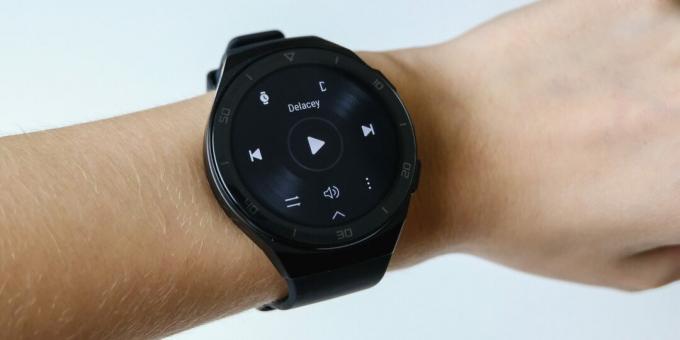 Huawei Watch GT 2e: mūzikas vadība