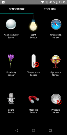 Ulefone Power 5. sensori
