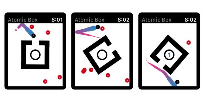 Spēles Apple Watch: AtomicBox