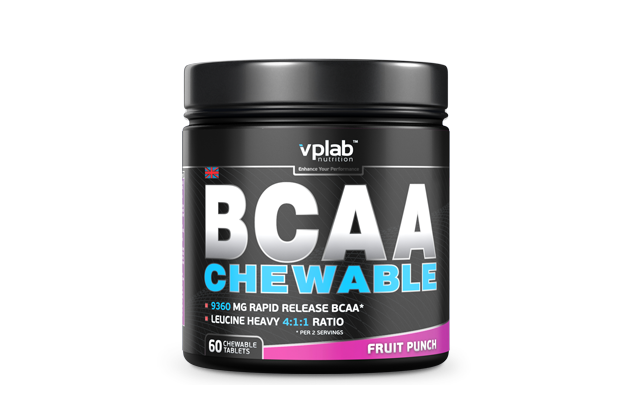 Košļājamās tabletes VPLab ar BCAA amino acids
