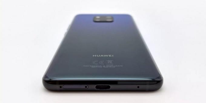 Huawei Mate 20 Pro: USB savienotājs