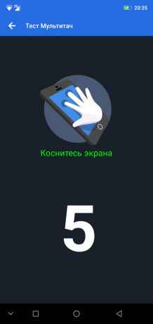 Pārskats viedtālrunis Ulefone X: Multi-touch