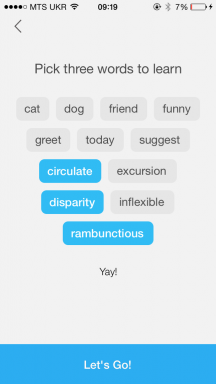 Lingualy atjaunināts iOS iemācīties vēl jaunus vārdus, lasot rakstus