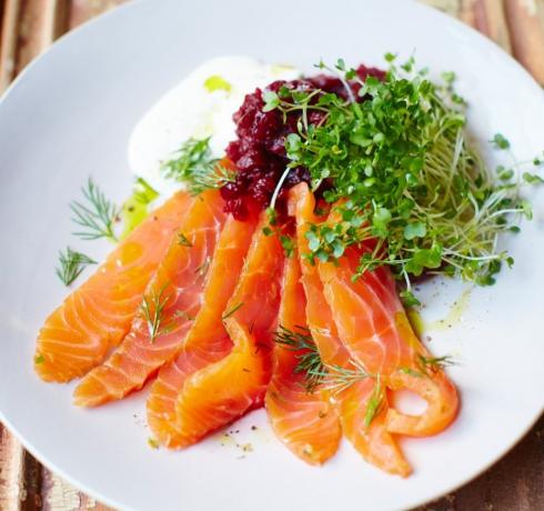 Gravlax no Jamie Oliver