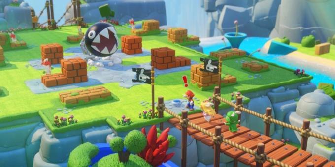 Spēles par Nintendo Switch: Mario + Rabbids Kingdom kaujas