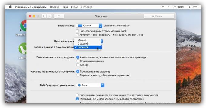 Kā palielināt fontu datorā MacOS