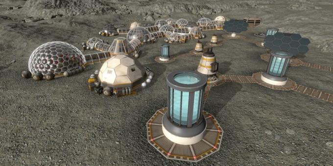 Lielākā daļa pilsētas simulatori: Planetbase