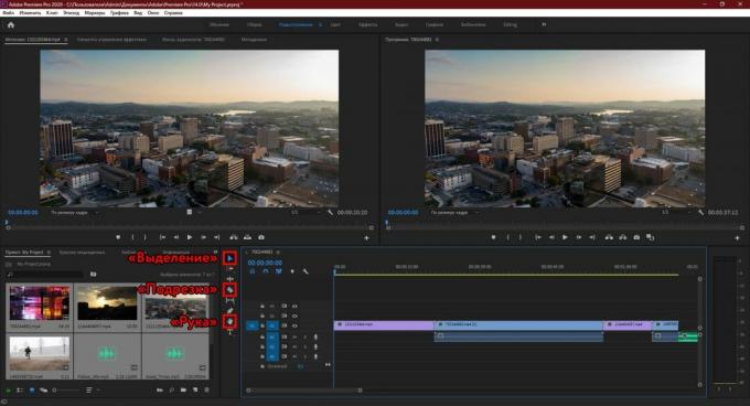 Adobe Premiere Pro: rediģējiet avotus