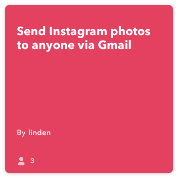 IFTTT Recepte: Sūtīt Instagram bildes ikvienam, izmantojot Gmail savieno Instagram uz gmail